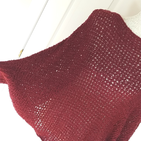 Knit top burgundy  NWT - Picture 5 of 10